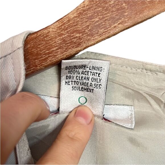 Dalia wool blend vintage cream dress. Size 4 - Picture 3 of 7